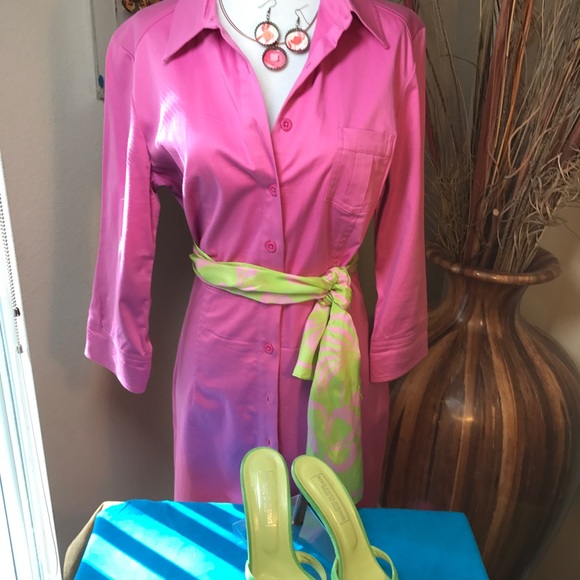 Pink Rose 3 pc Jewelry Set Necklace Earrings Ring - Picture 6 of 6